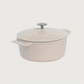 Enameled Cast Iron 5.5qt Dutch Oven - Antique White