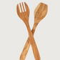 Italian Olive Wood Salad Set