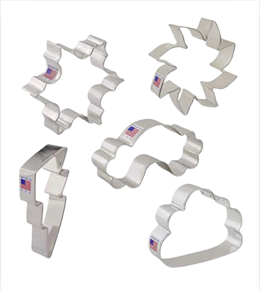 Weather Cookie Cutters