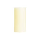 Shell White Unscented Pillar Candles - 3x3"