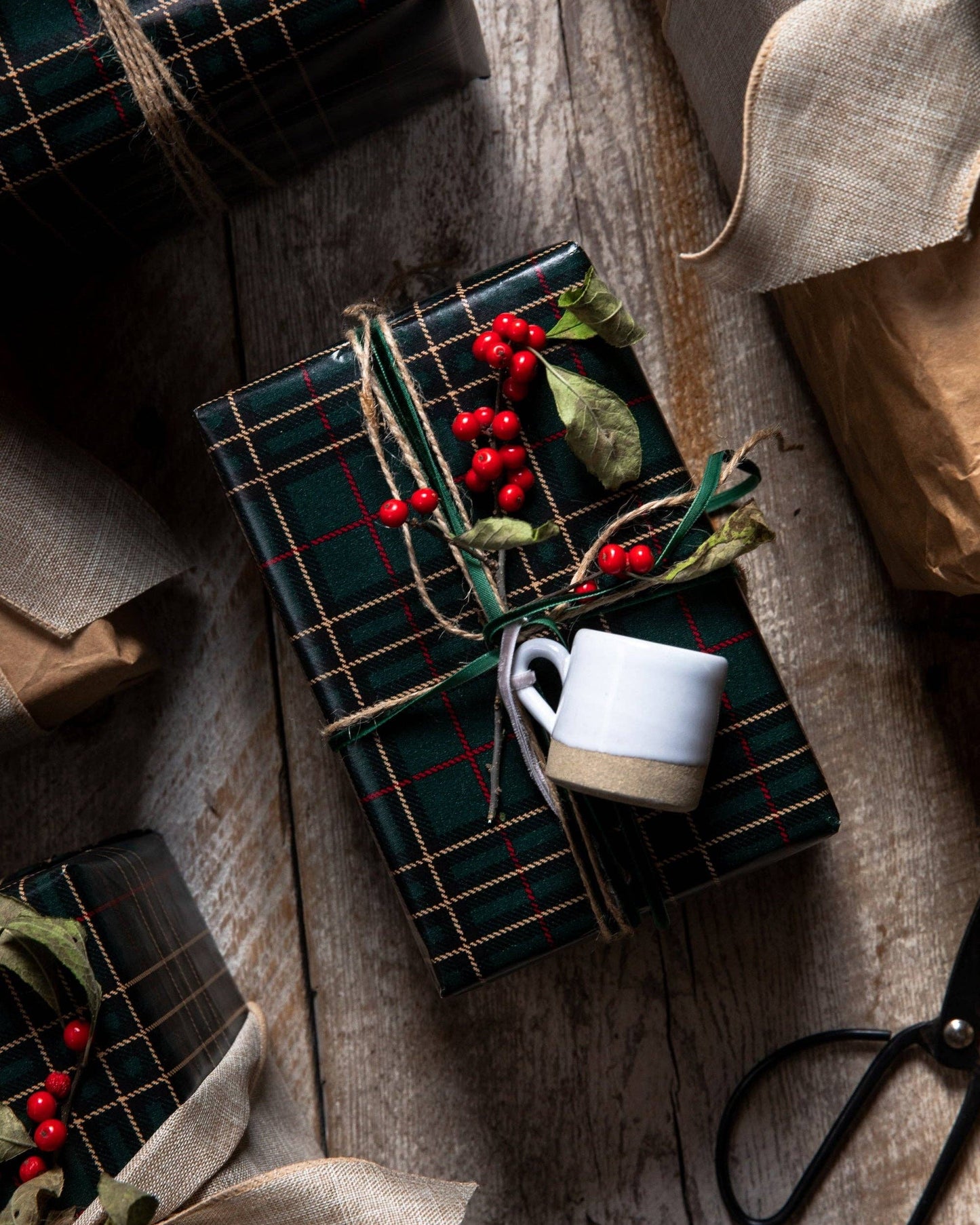 Felted Silo Mug with Hot Cocoa Ornament