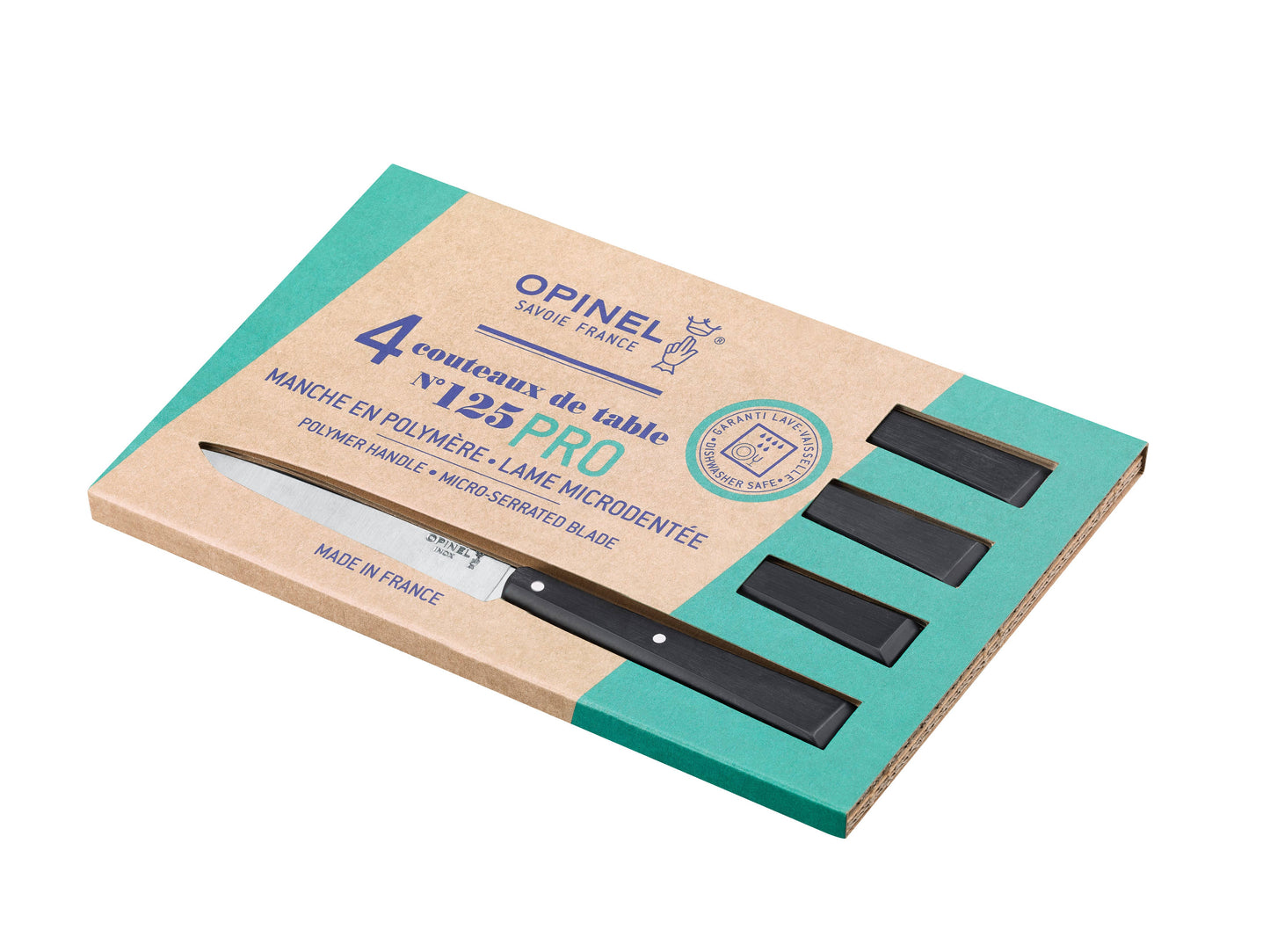No.125 Bon Appétit Steak & Table Knives Sets: Olivewood