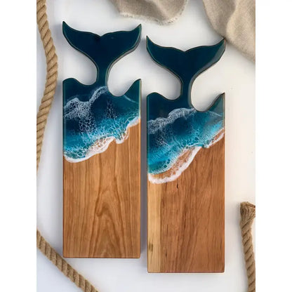 Whale Tail Serving Board: Cherry