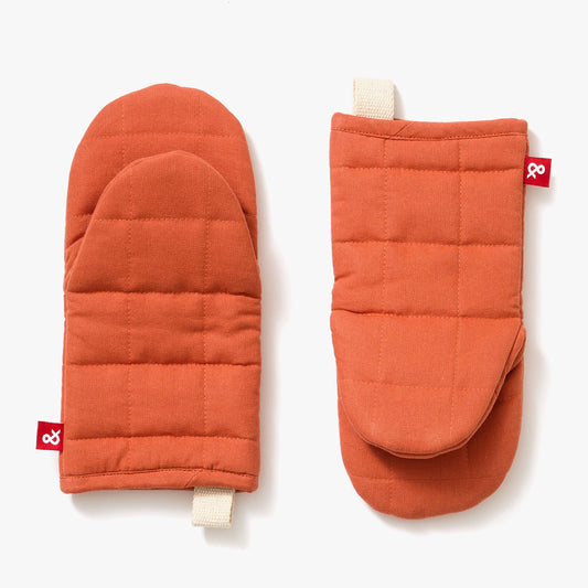 Oven Mitts - Paprika Red