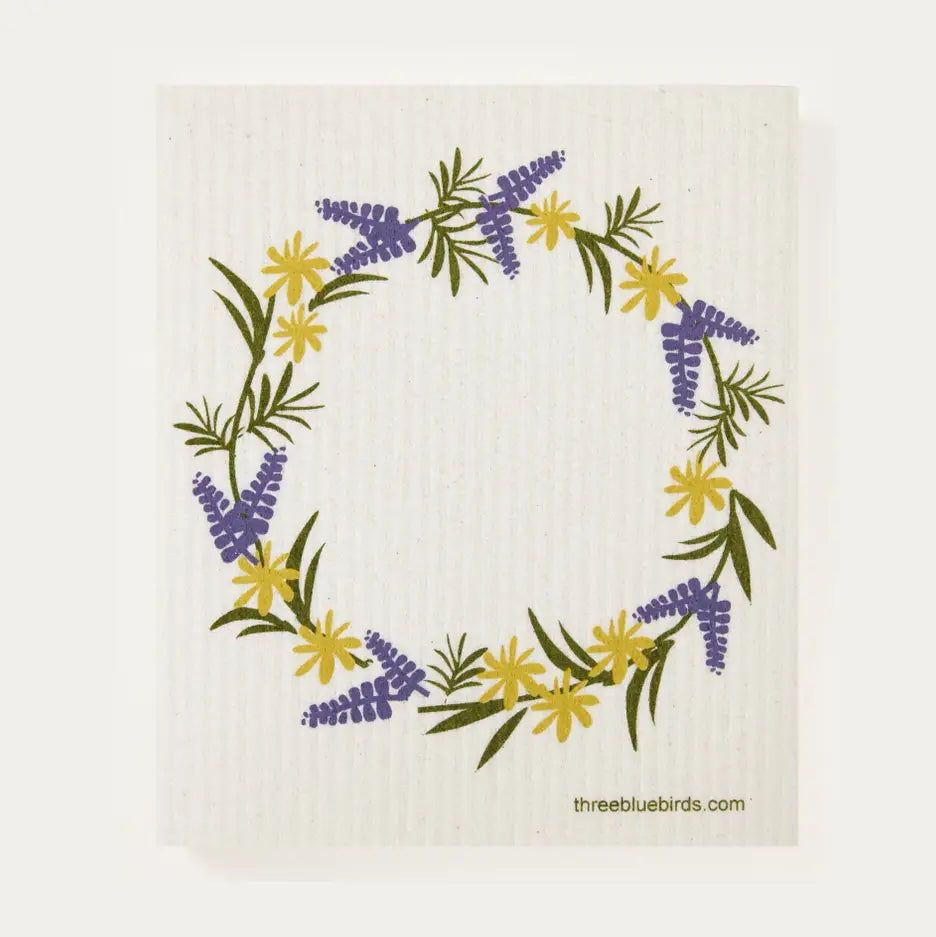 Three Bluebirds Swedish Dishcloths