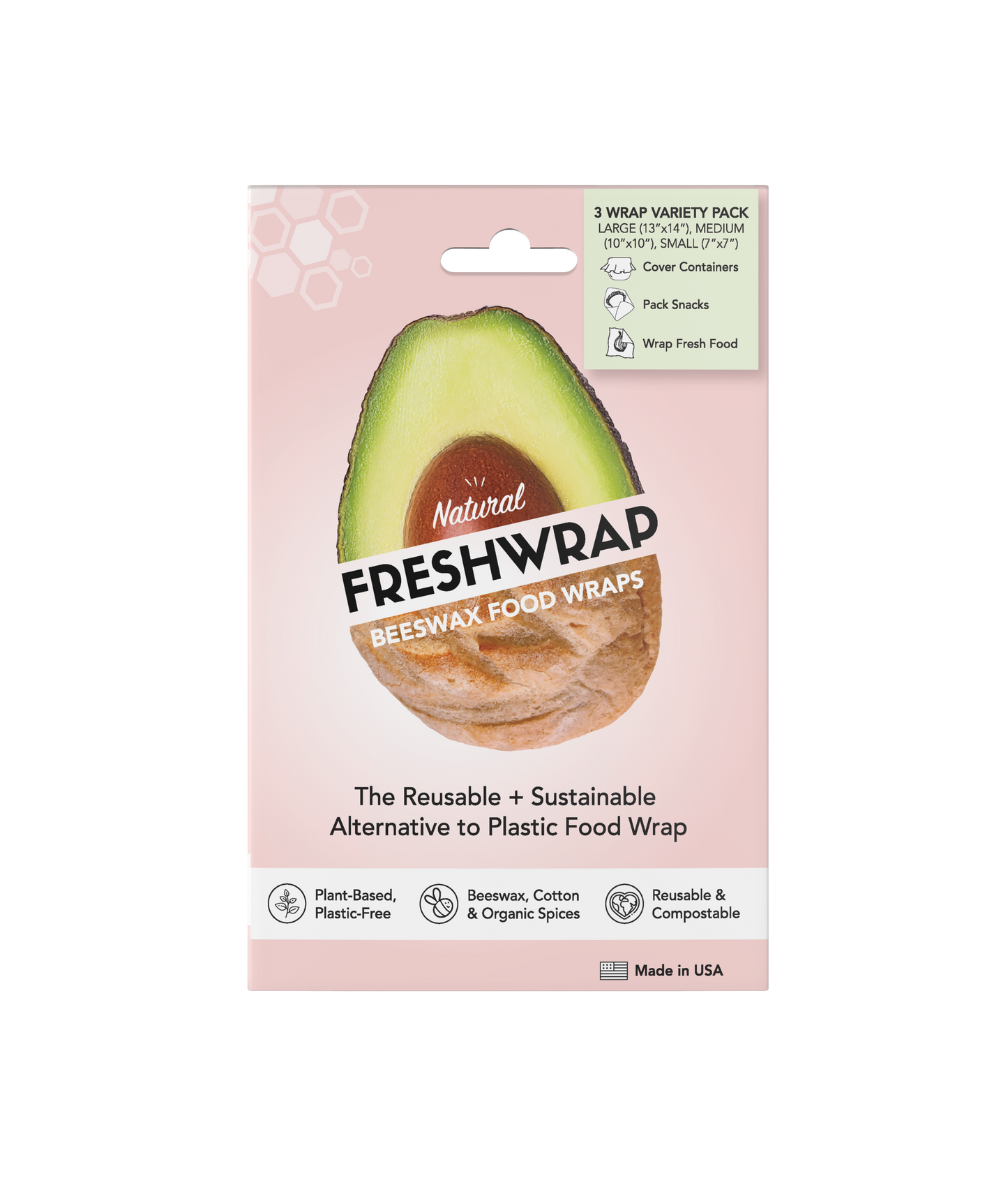 Freshwrap Reusable Food Wrap: 3ct Variety Set