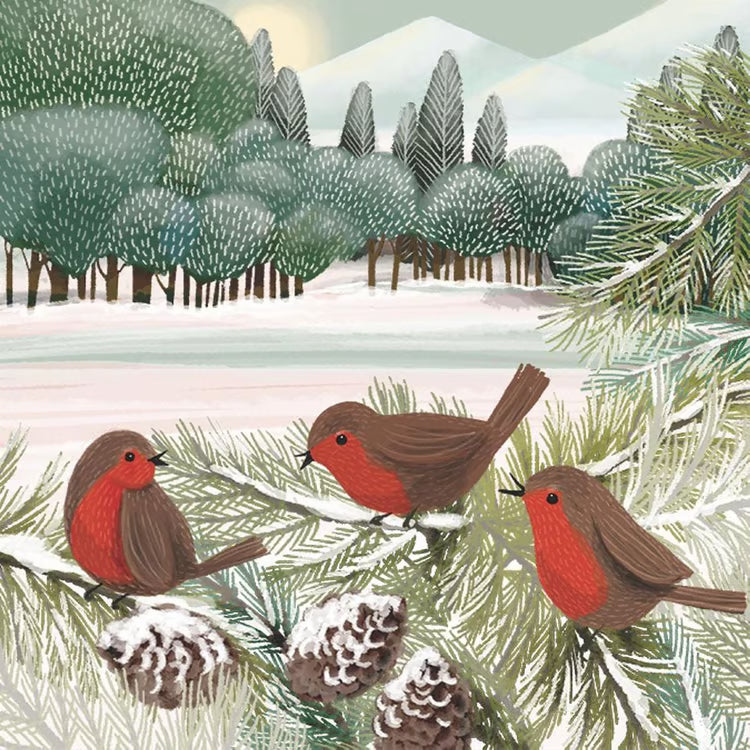 Lunch Napkins - Meadow Birds