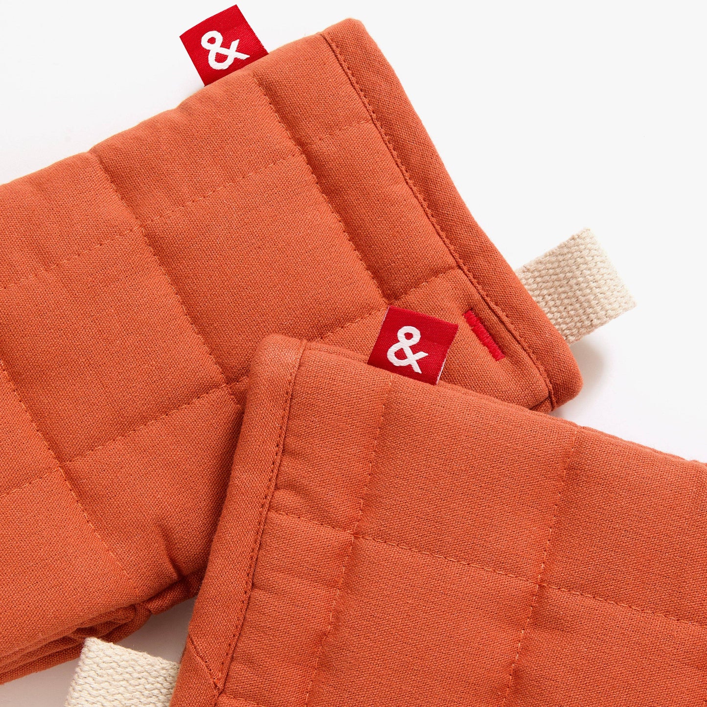 Oven Mitts - Paprika Red
