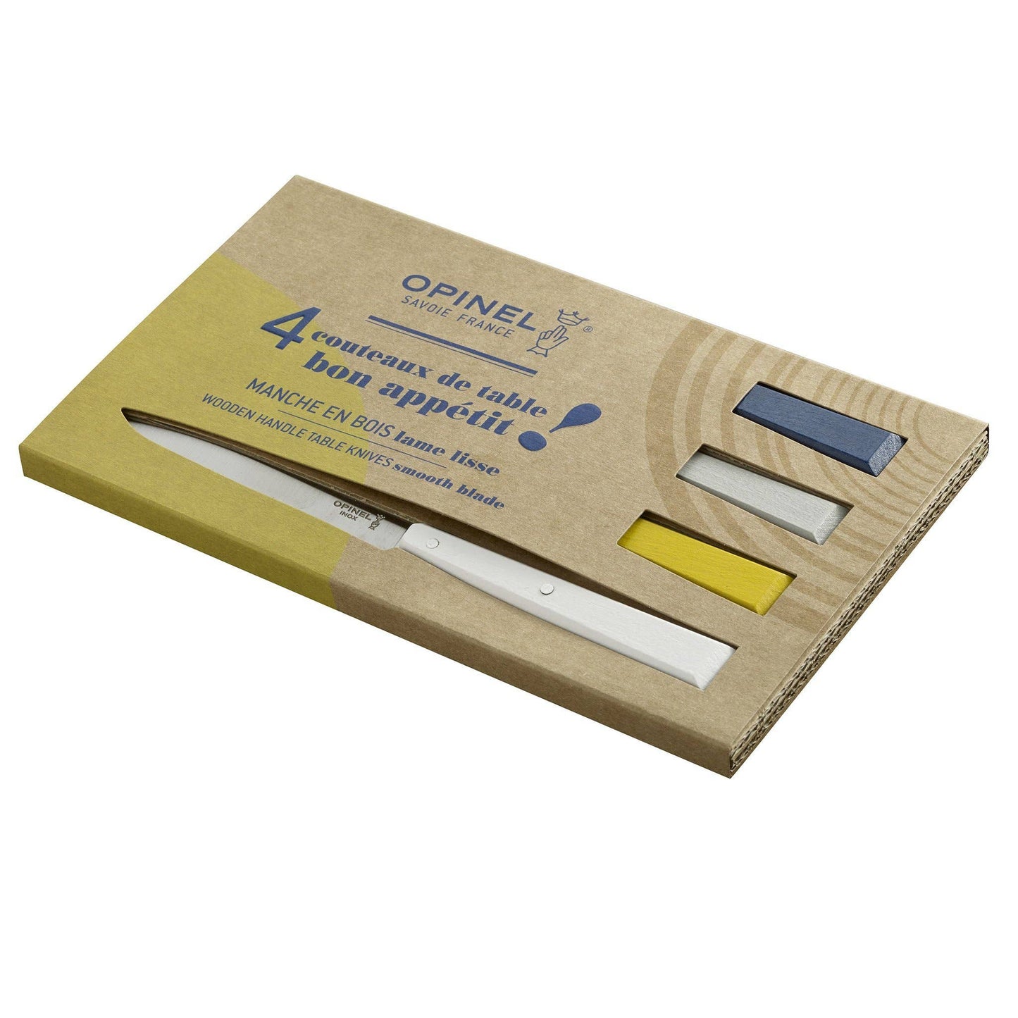 No.125 Bon Appétit Steak & Table Knives Sets: Olivewood