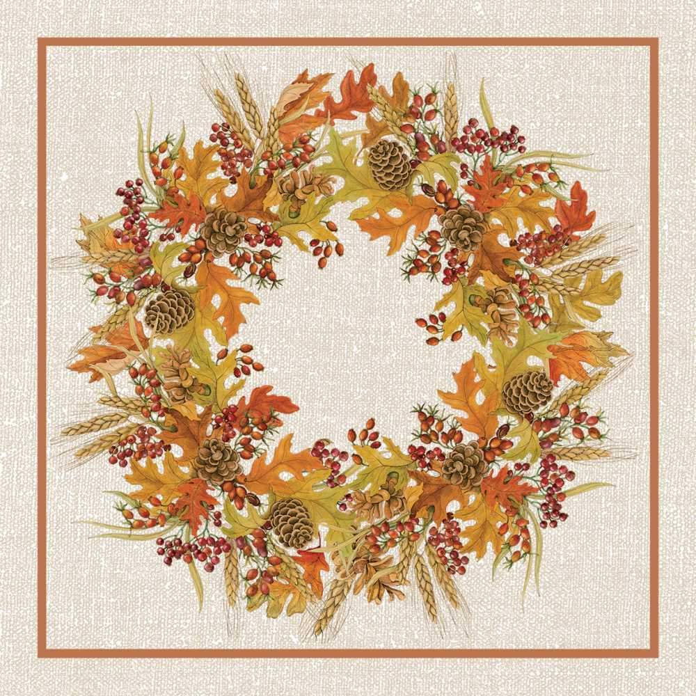 Cocktail & Beverage Fall & Winter Seasonal Napkins