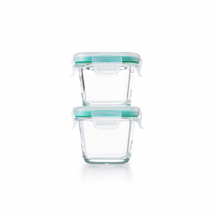 OXO Good Grips 1.6 Cup Snap Leakproof Glass Rectangle Food