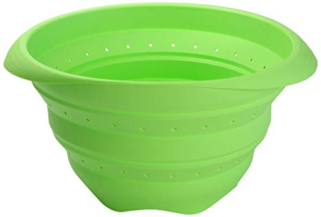 Lekue Collapsible Colander Green