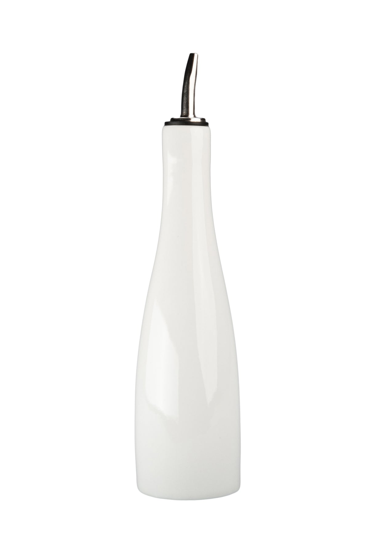 White Porcelain Olive Oil Bottle