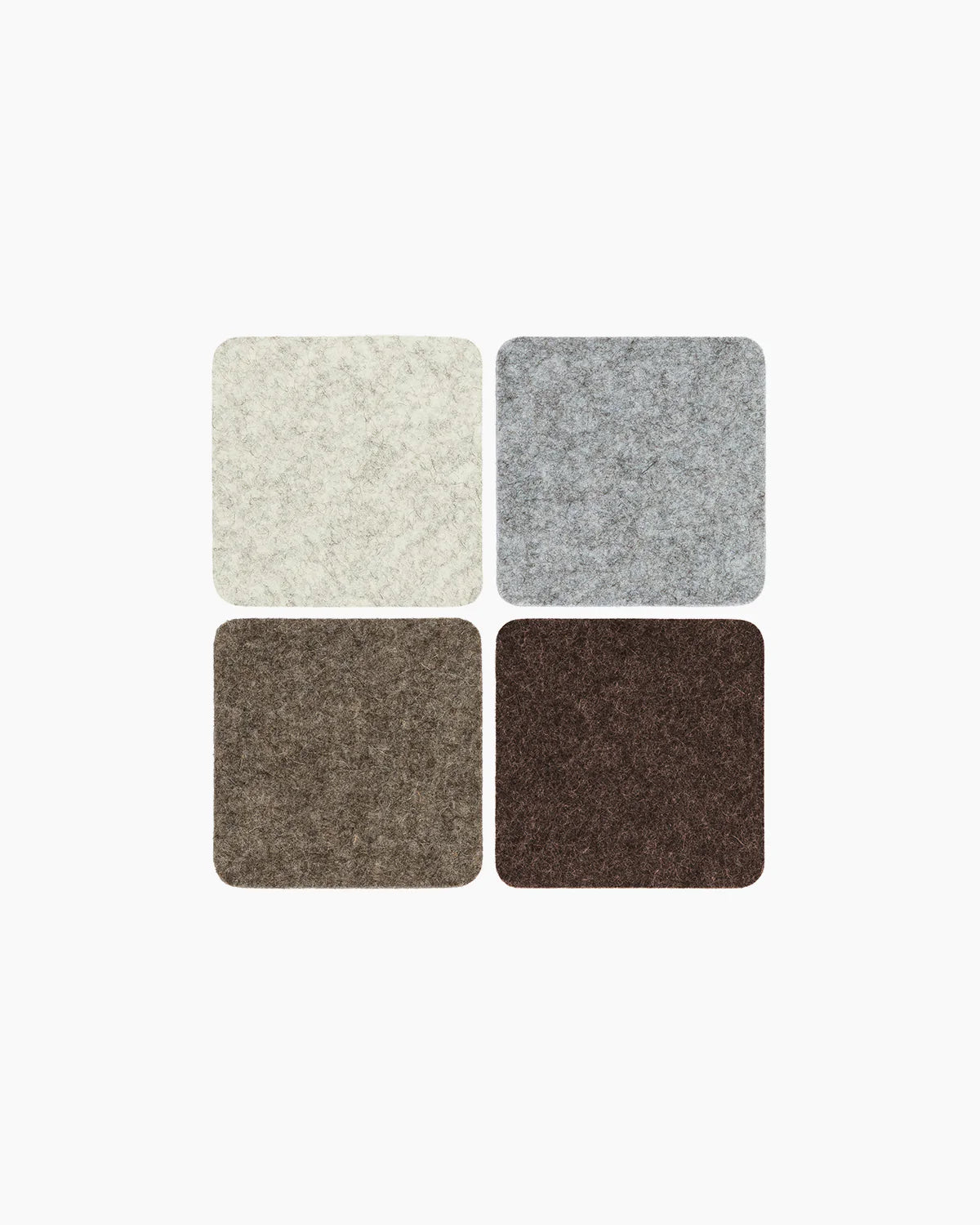 Square Felt Coasters - Sets of 4